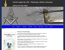 Tablet Screenshot of euclidlodge158.com